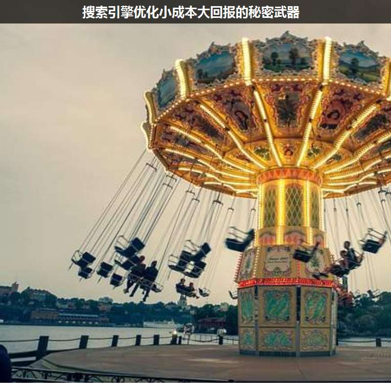 搜索引擎優化小成本大回報的秘密武器